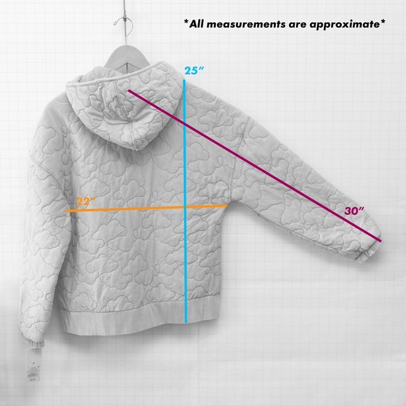 NWT Wild Fable Hooded Quilted Jacket - Light Purple - Size M - Picture 8 of 9